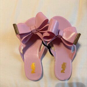 Petite Jolie Nassau Girls Bow Sandal